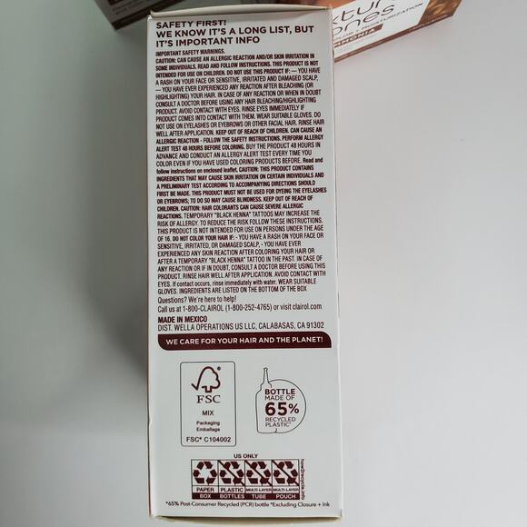 3 Pack Clairol Textures & Tones Permanent Hair Color Dye 6G Fade Resistant - Picture 6 of 8